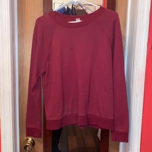 H&M Burgundy crewneck